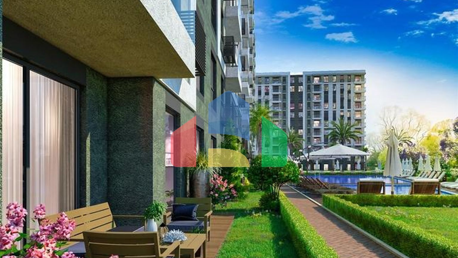 Квартиры планировки 2+1 и 3+1 в районе Кепез - Анталия