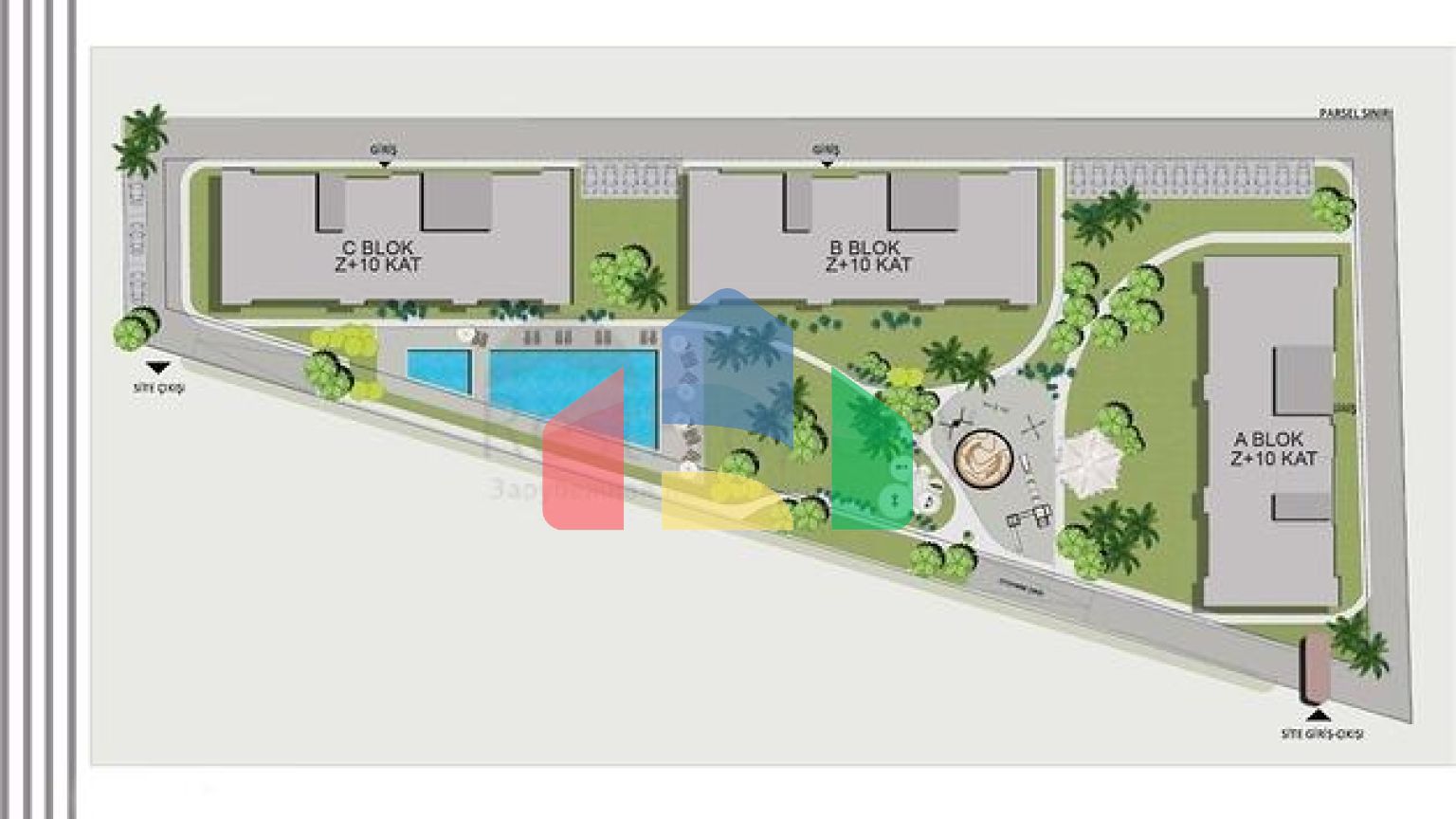 Квартиры планировки 2+1 и 3+1 в районе Кепез - Анталия