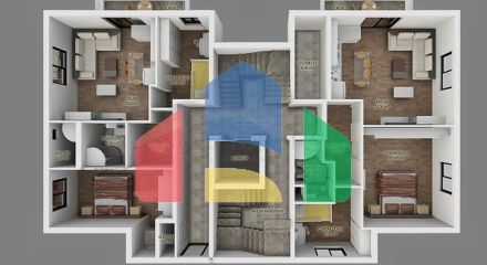 Квартиры планировки 3+1 в районе Кепез - Анталия Квартиры планировки 3+1 в районе Кепез - Анталия