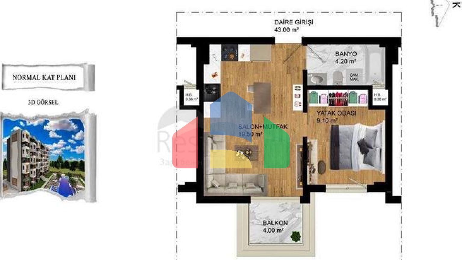 Новий інвестиційний проект в районі Кепез-Анталія