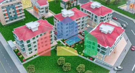 2+1 apartments in Kepez - Antalya area