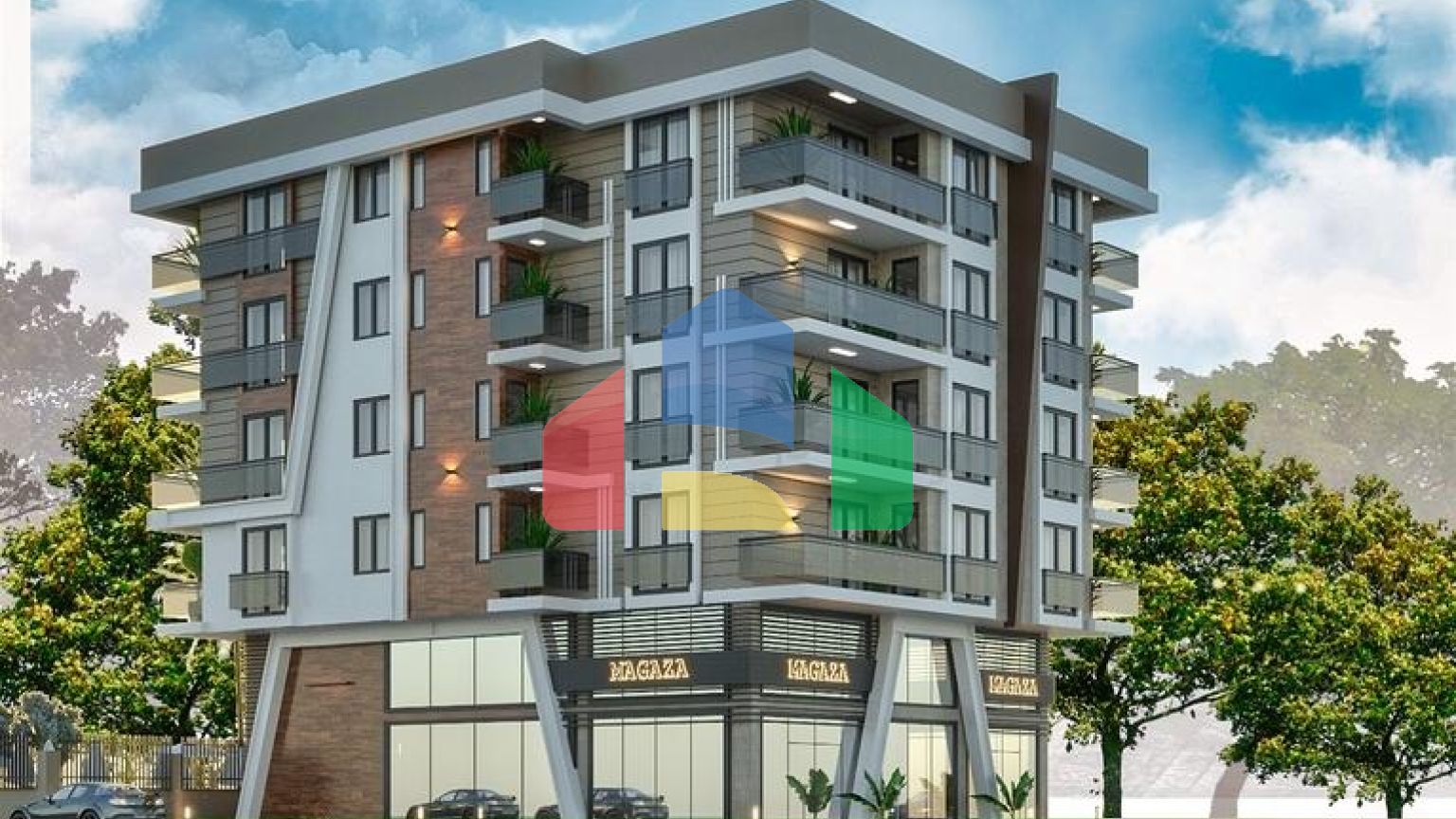 Квартири планування 2 + 1 в районі Кепез - Анталія