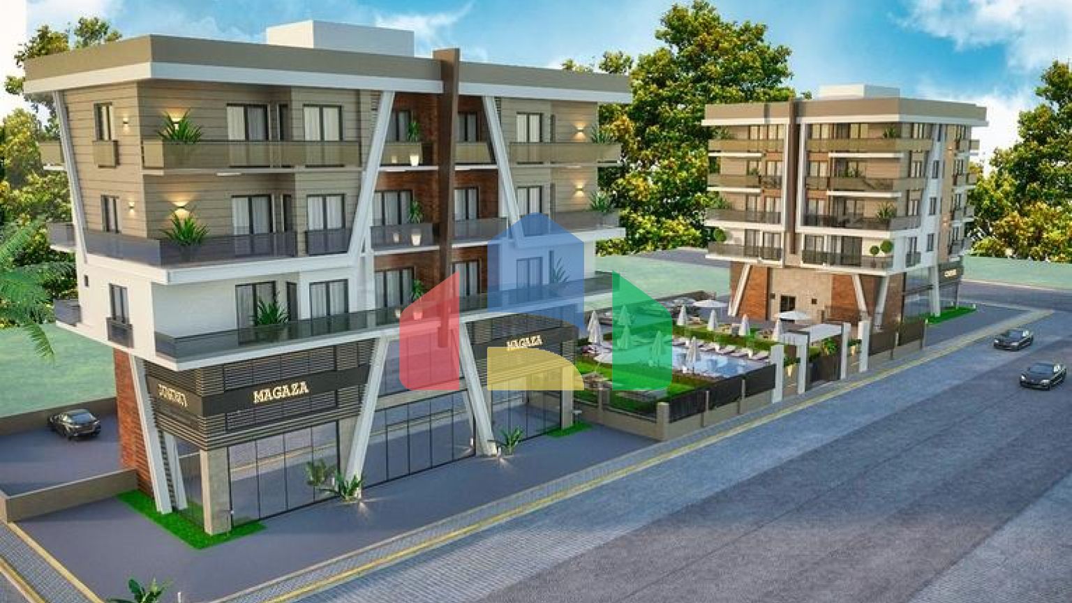 Квартири планування 2 + 1 в районі Кепез - Анталія