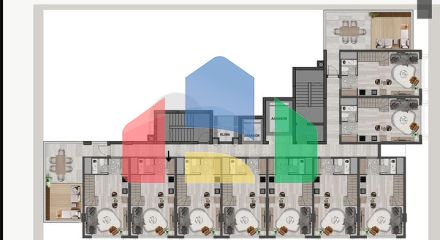 Квартири планування 1 + 1 в районі Кепез - Анталія