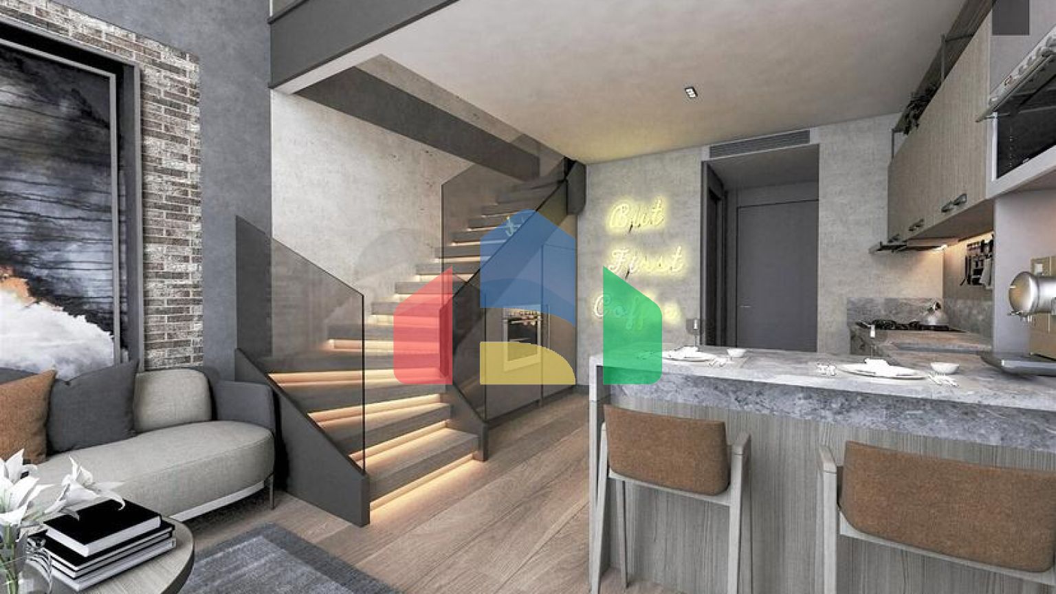 Квартири планування 1 + 1 в районі Кепез - Анталія