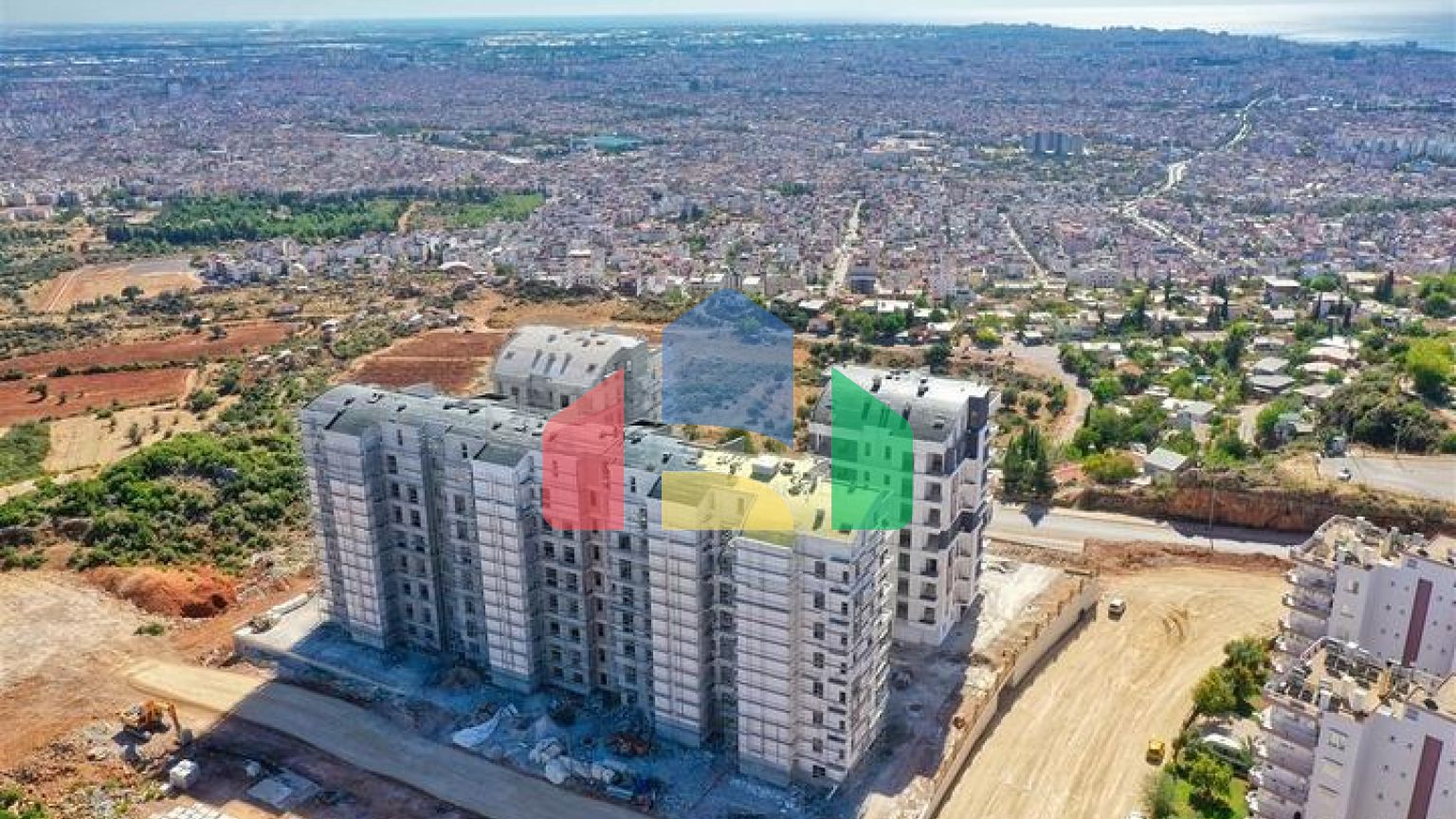 Инвестиционный  проект с уникальным видом в районе Кепез - Анталия