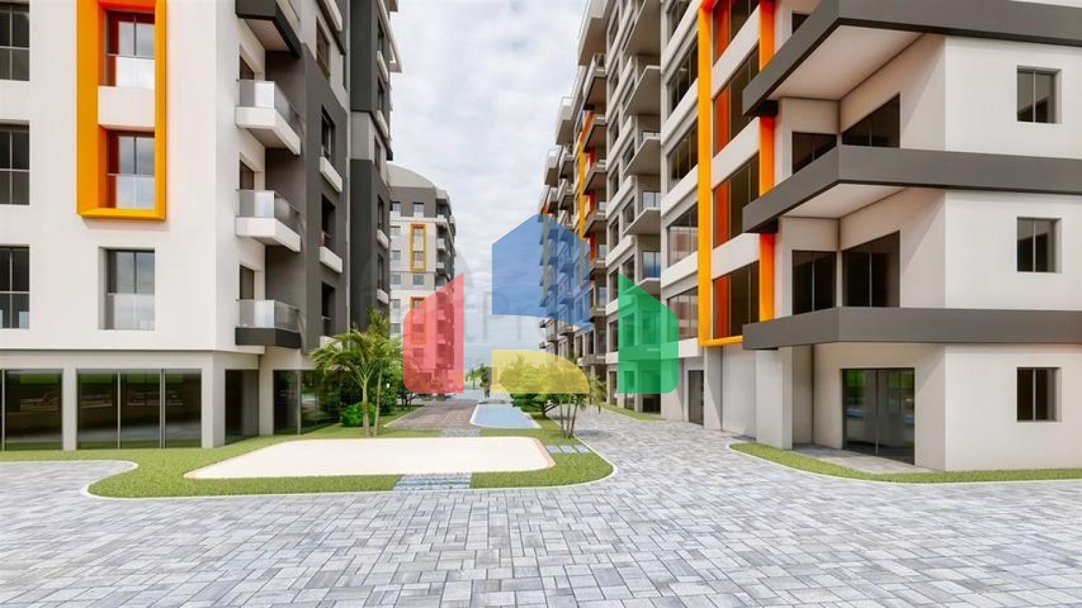 Инвестиционный  проект с уникальным видом в районе Кепез - Анталия