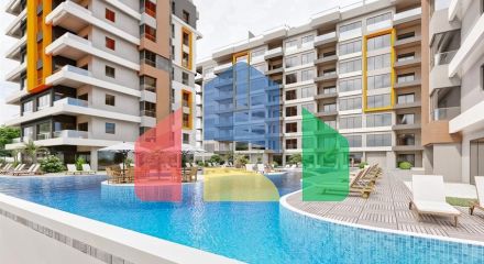 Инвестиционный  проект с уникальным видом в районе Кепез - Анталия