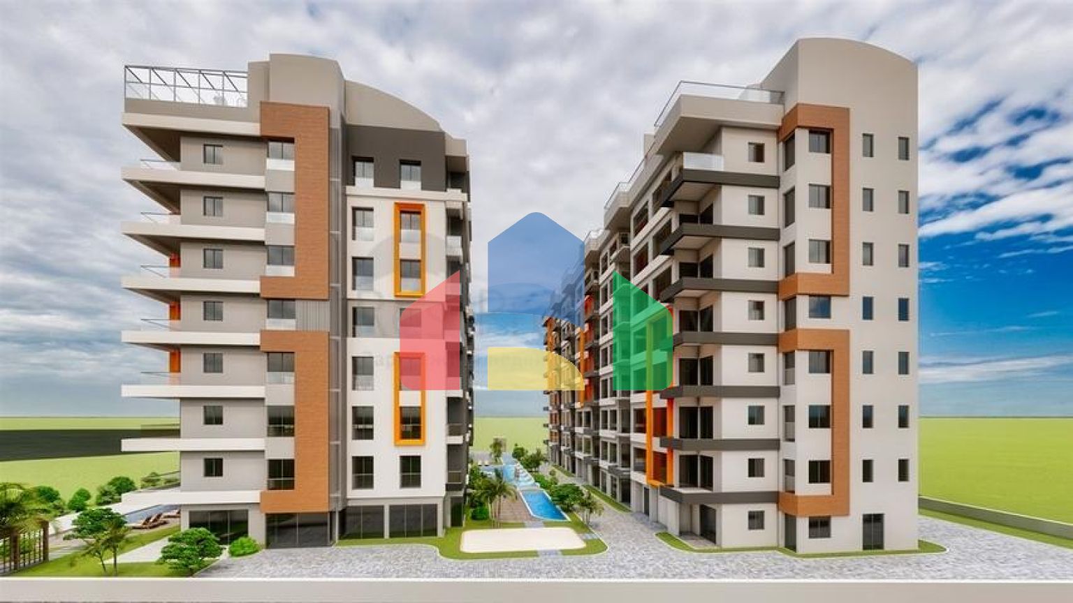 Инвестиционный  проект с уникальным видом в районе Кепез - Анталия