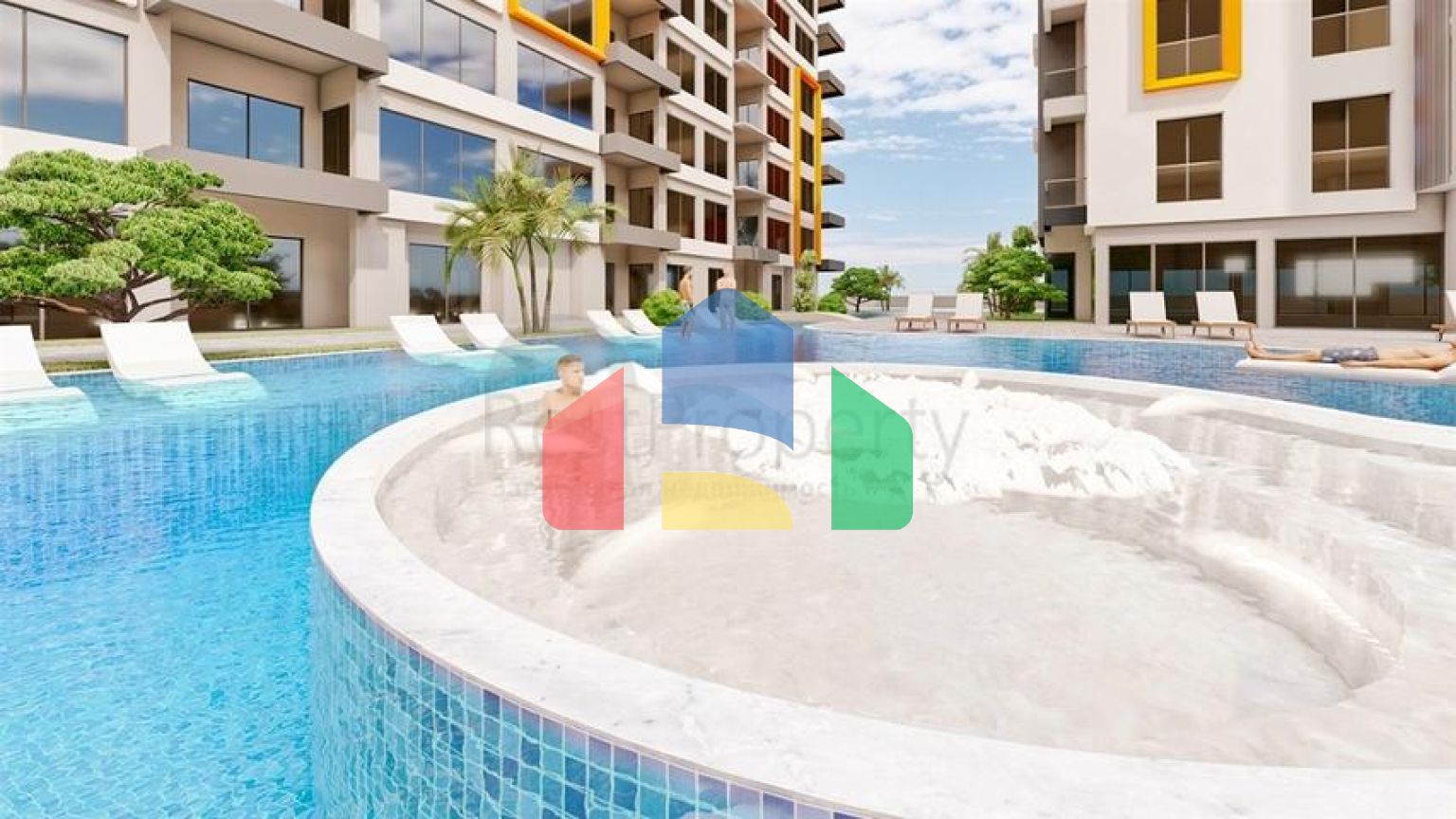 Инвестиционный  проект с уникальным видом в районе Кепез - Анталия