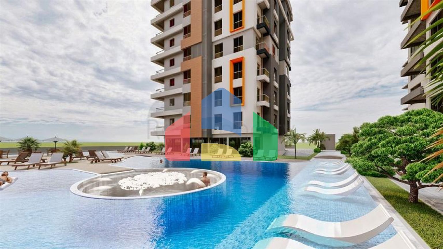 Инвестиционный  проект с уникальным видом в районе Кепез - Анталия