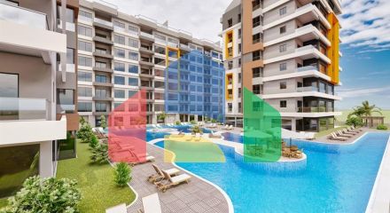 Инвестиционный  проект с уникальным видом в районе Кепез - Анталия