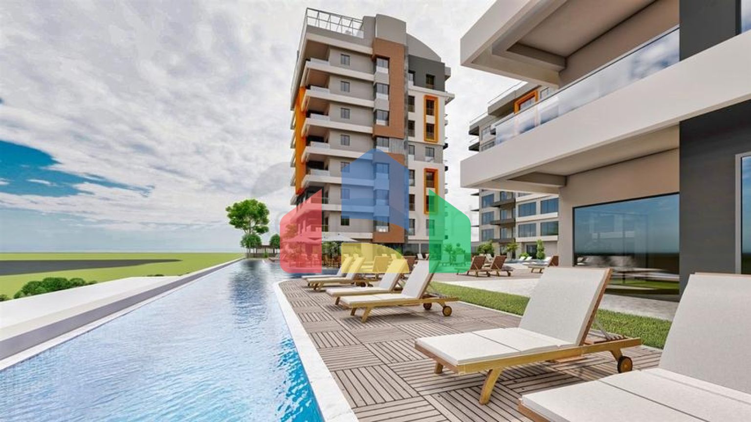 Инвестиционный  проект с уникальным видом в районе Кепез - Анталия