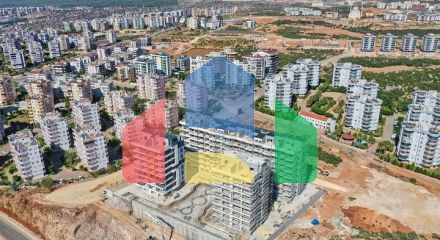 Инвестиционный  проект с уникальным видом в районе Кепез - Анталия