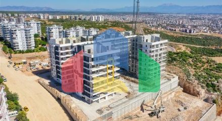 Инвестиционный  проект с уникальным видом в районе Кепез - Анталия