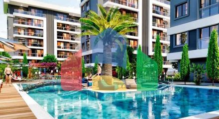 Investment project of 2+1 and 3+1 layout in Kepez - Antalya area