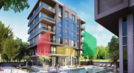 Квартири планування 4+1 і 5 + 1 дуплекс в мікрорайоні Алтинова-Анталія Квартири планування 4+1 і 5 + 1 дуплекс в мікрорайоні Алтинова-Анталія