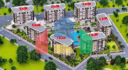 Квартири 3+ 1, 5+1 в новому комплексі від забудовника Кепез /Анталія