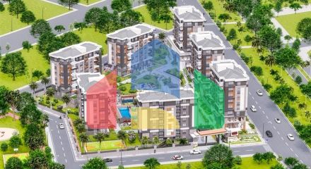 Квартири 3+ 1, 5+1 в новому комплексі від забудовника Кепез /Анталія