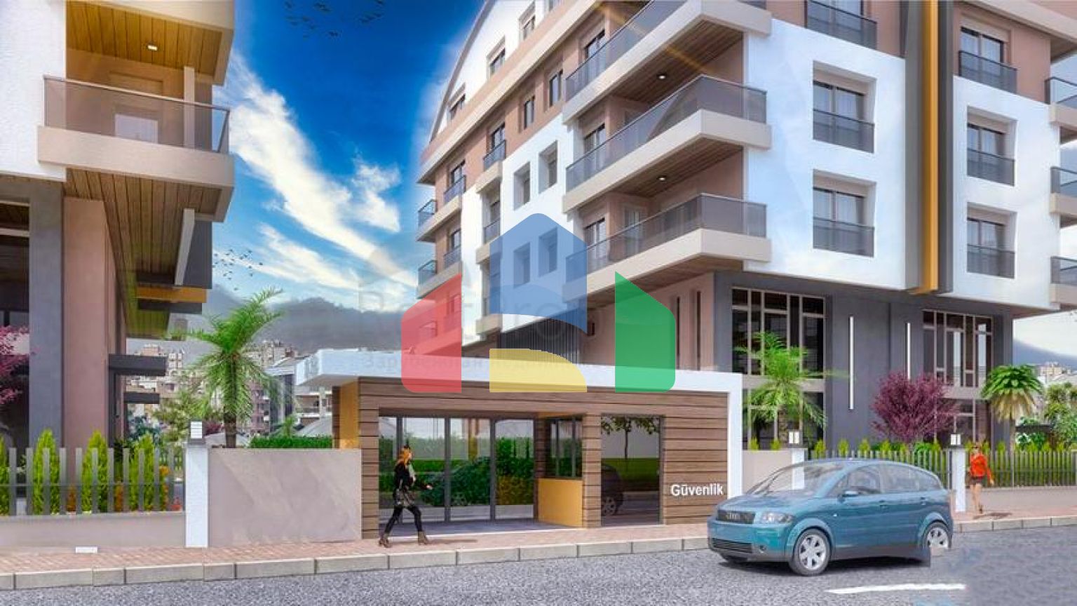 Квартиры планировки 3+1 в районе Кепез - Анталия