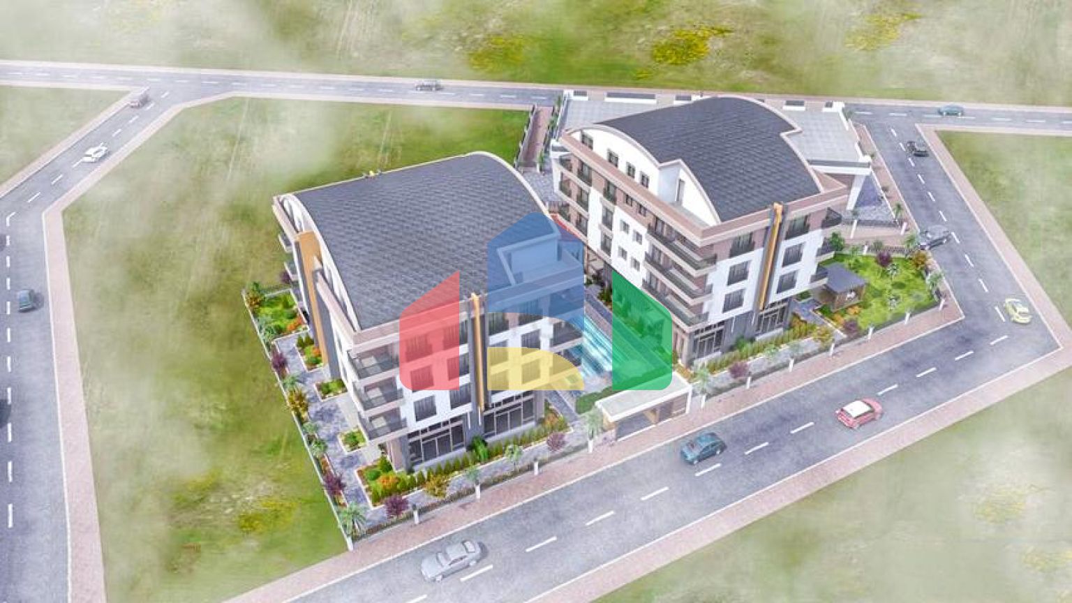 Квартиры планировки 3+1 в районе Кепез - Анталия