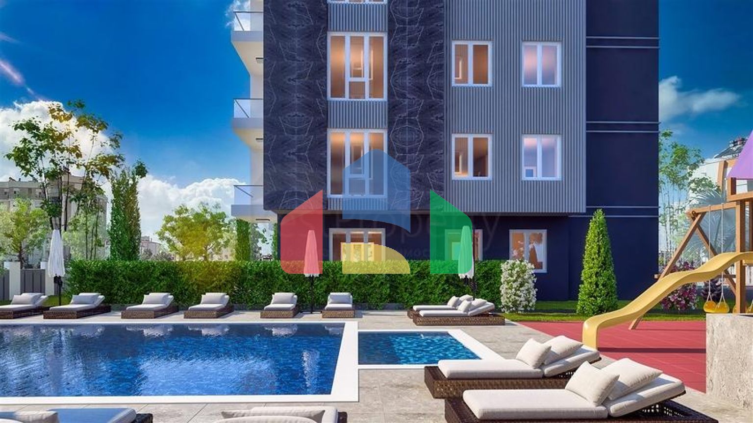 Квартиры планировки 3+1 в районе Кепез - Анталия