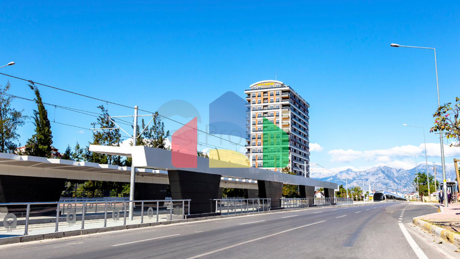 Жилой комплекс с газовым отоплением в районе Кепез Анталья