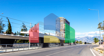 Жилой комплекс с газовым отоплением в районе Кепез Анталья