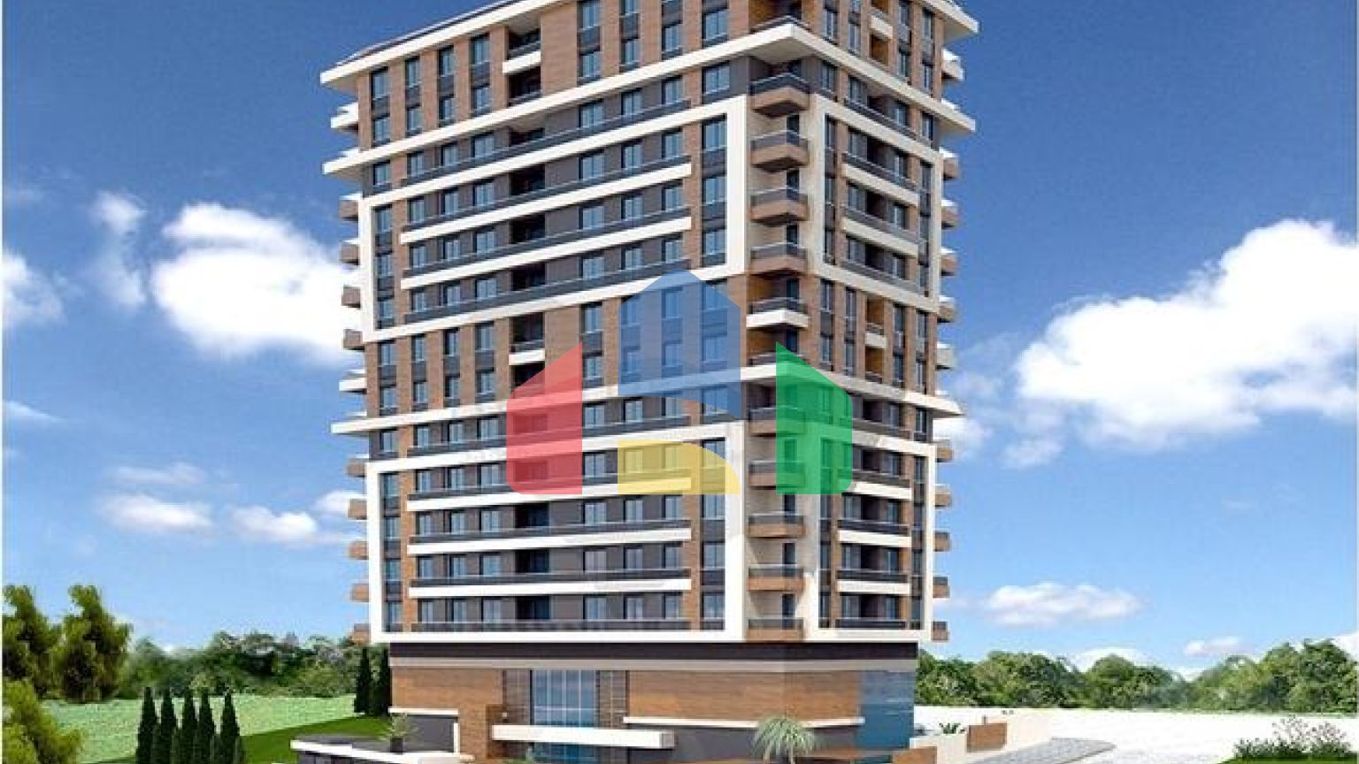 Жилой комплекс с газовым отоплением в районе Кепез Анталья