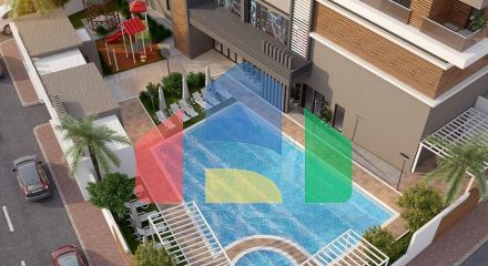 Жилой комплекс с газовым отоплением в районе Кепез Анталья