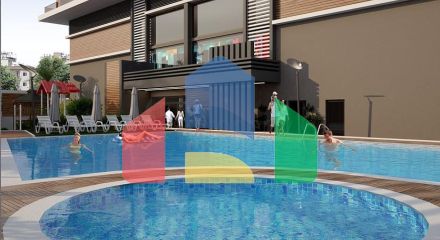 Жилой комплекс с газовым отоплением в районе Кепез Анталья