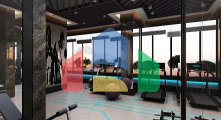 Жилой комплекс с газовым отоплением в районе Кепез Анталья