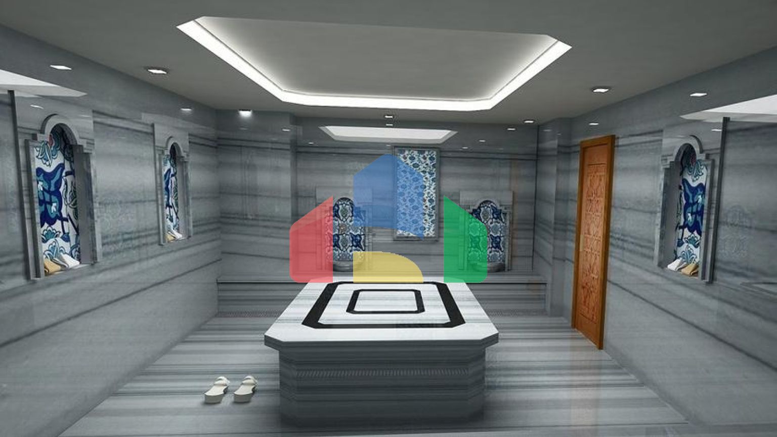 Жилой комплекс с газовым отоплением в районе Кепез Анталья