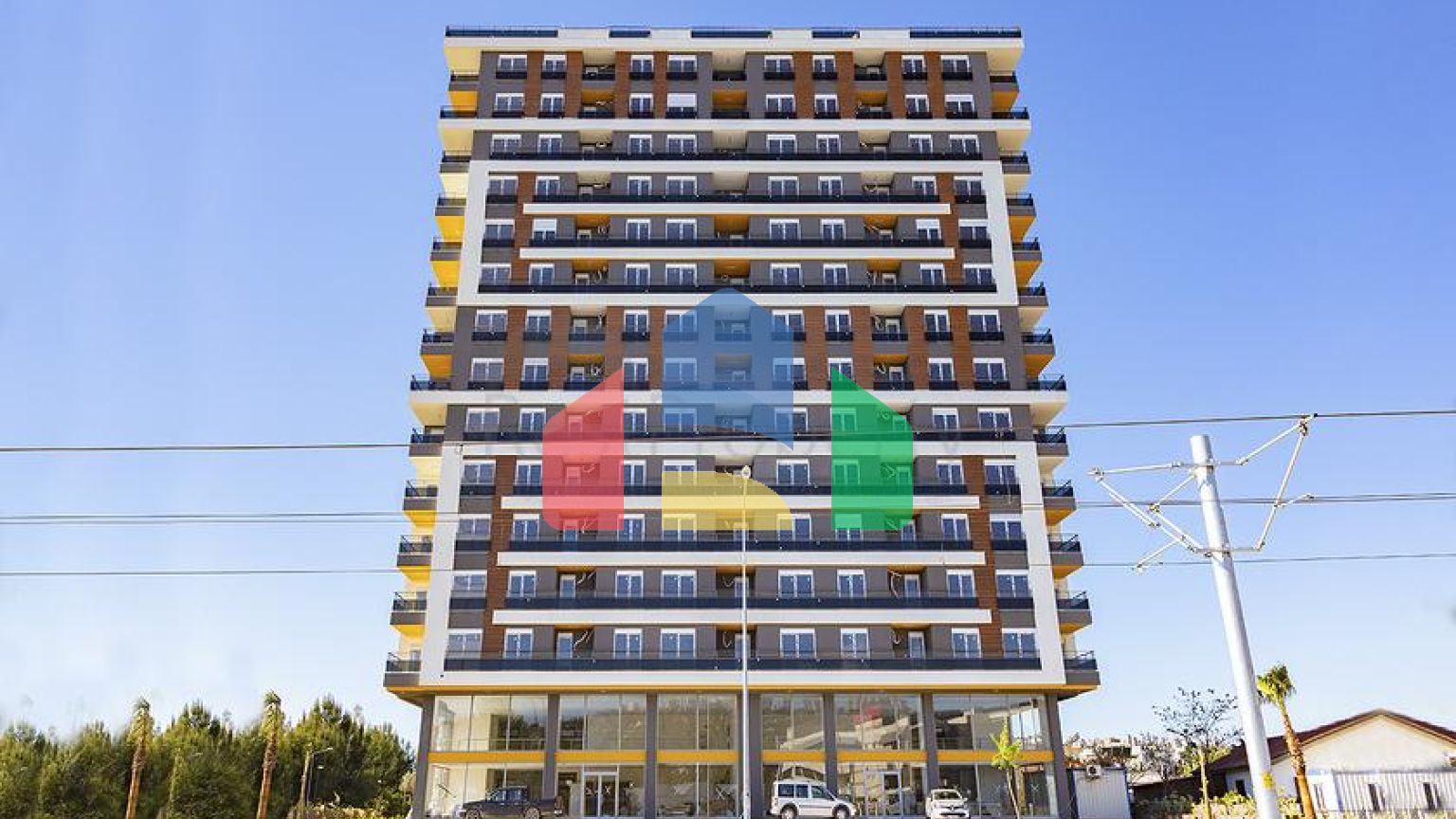 Жилой комплекс с газовым отоплением в районе Кепез Анталья