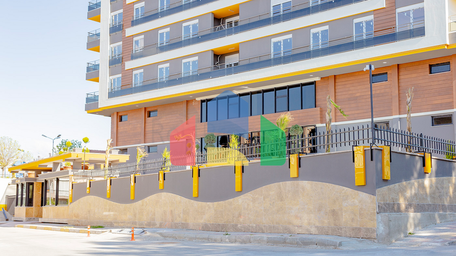 Жилой комплекс с газовым отоплением в районе Кепез Анталья