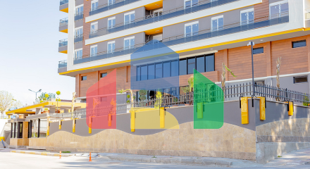 Жилой комплекс с газовым отоплением в районе Кепез Анталья