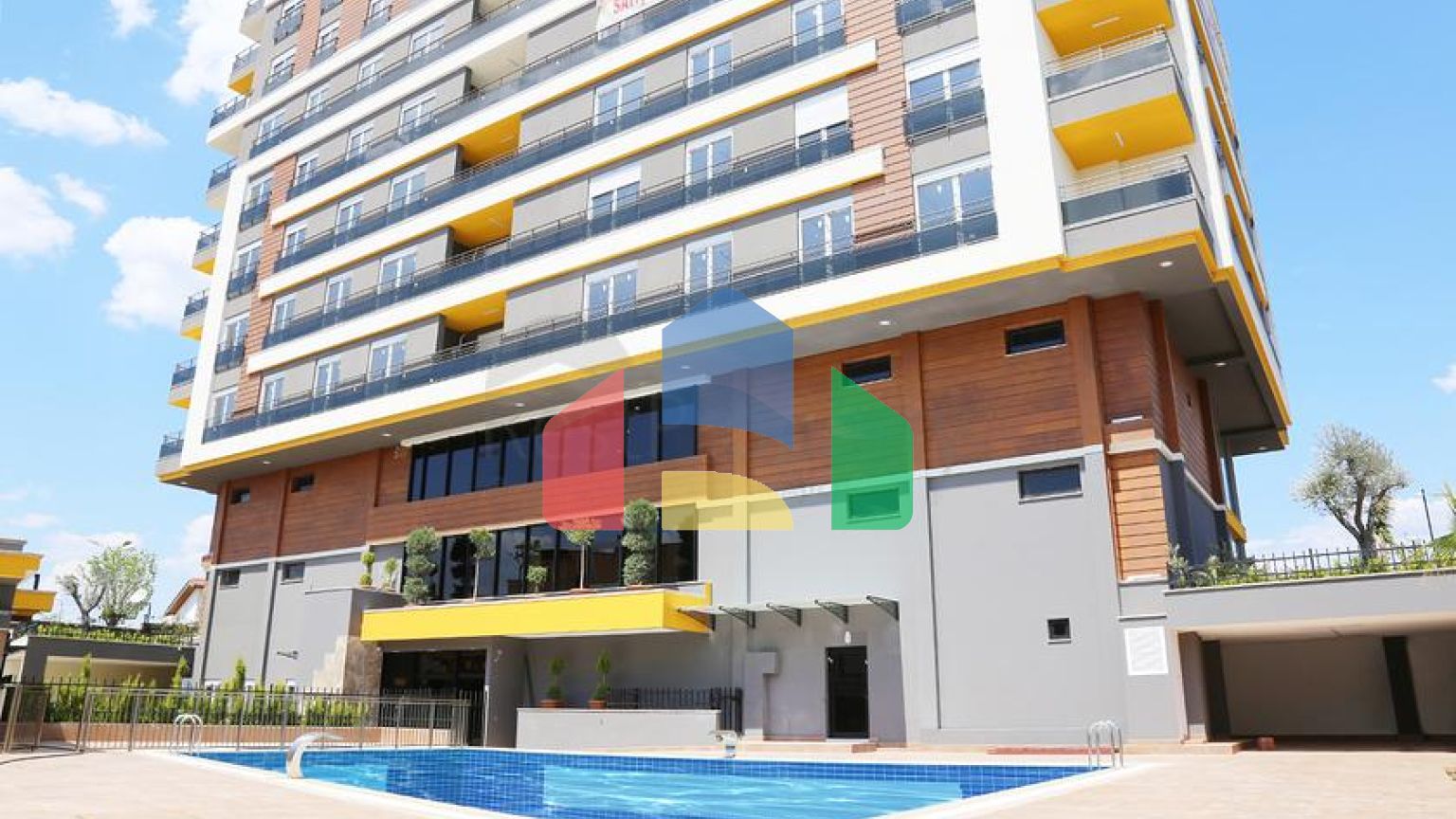 Жилой комплекс с газовым отоплением в районе Кепез Анталья