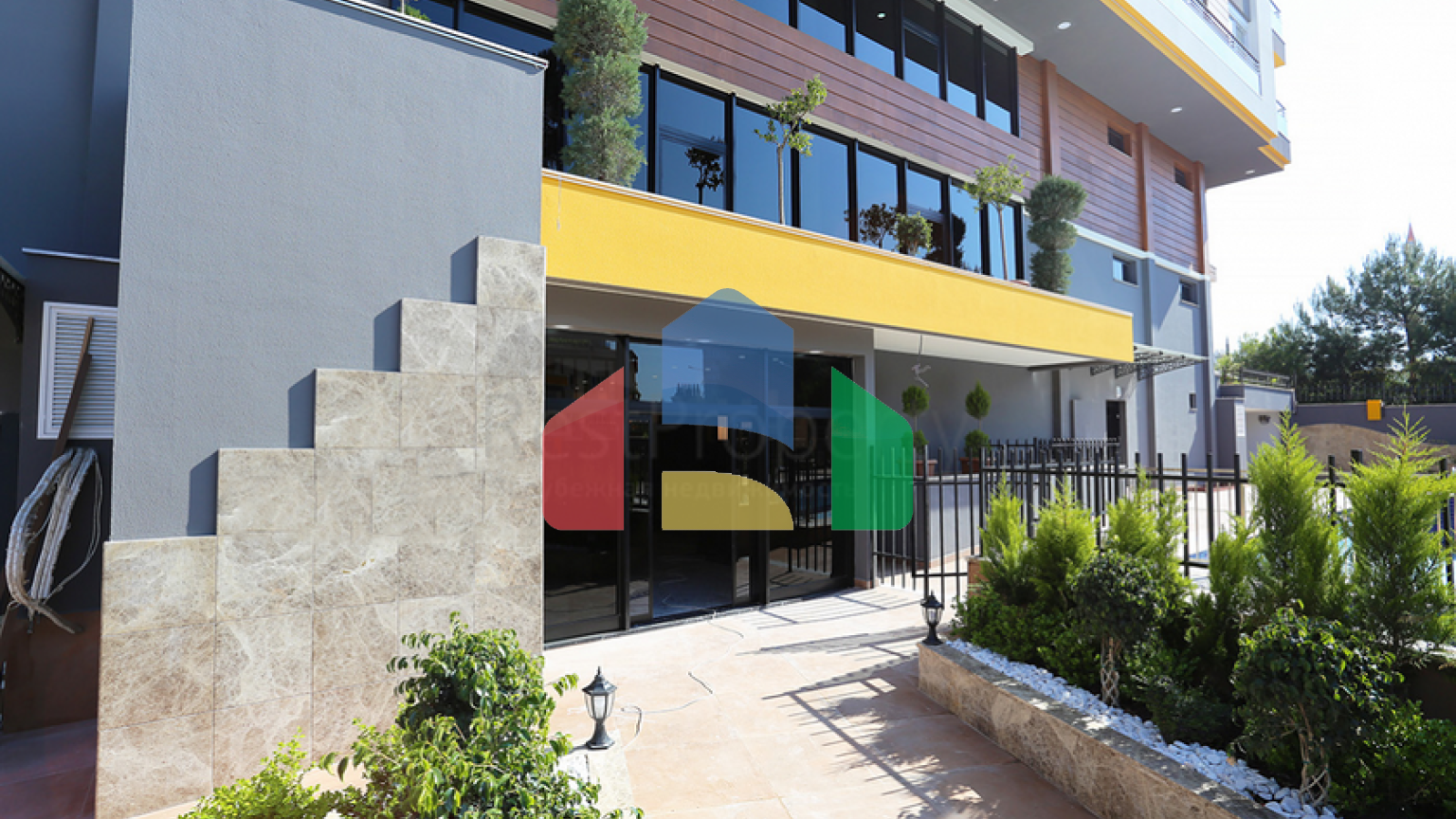 Жилой комплекс с газовым отоплением в районе Кепез Анталья