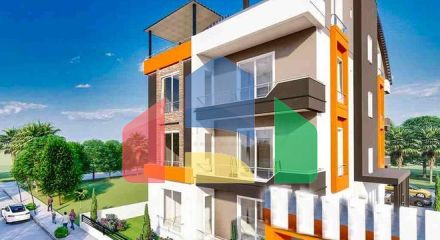 Квартира планування 4 + 2 дуплекс в районі Кепез-Анталія