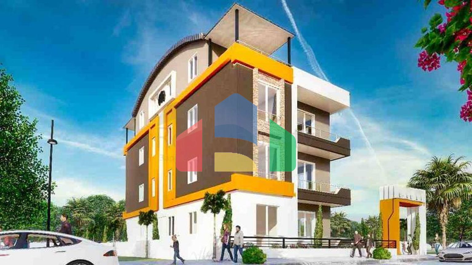 Квартира планування 4 + 2 дуплекс в районі Кепез-Анталія