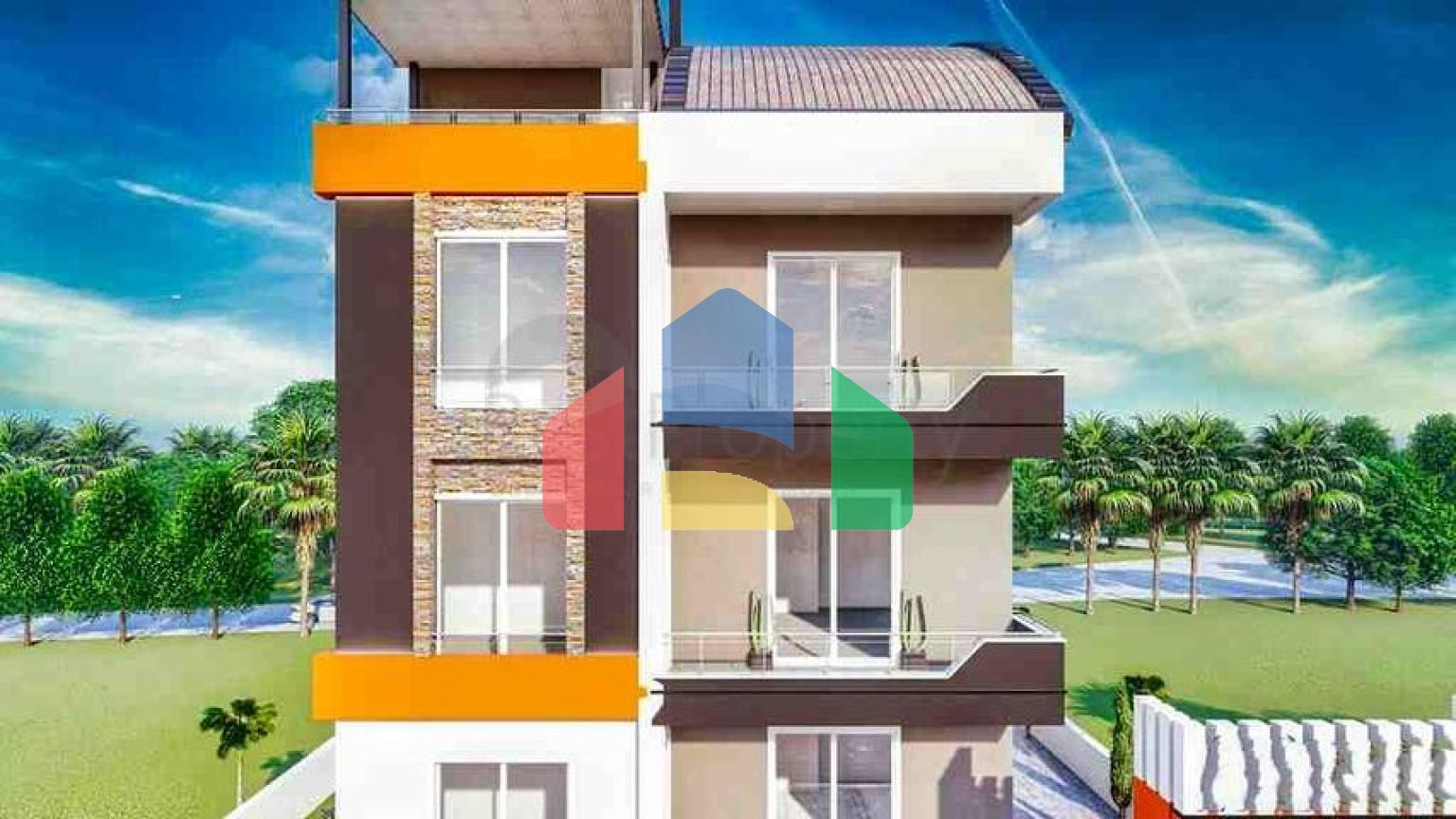 Квартира планування 4 + 2 дуплекс в районі Кепез-Анталія