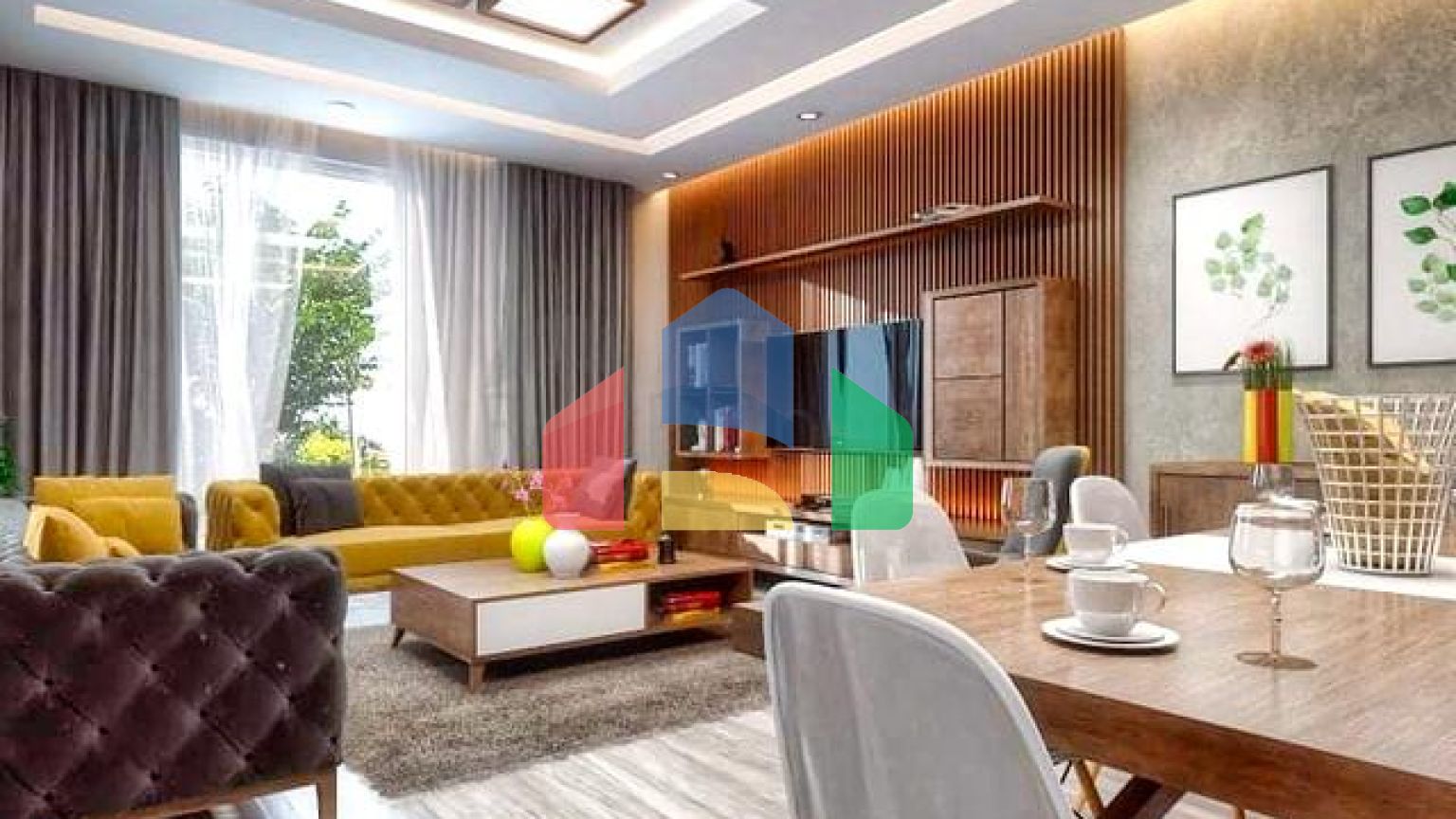 Квартиры планировки 3+1 в районе Кепез - Анталия