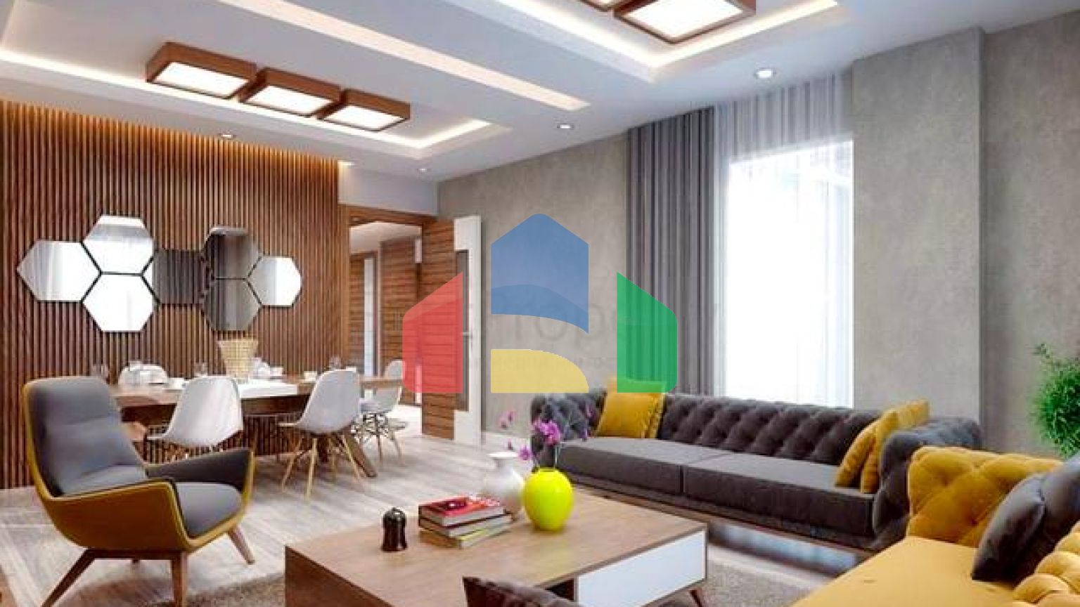 Квартиры планировки 3+1 в районе Кепез - Анталия