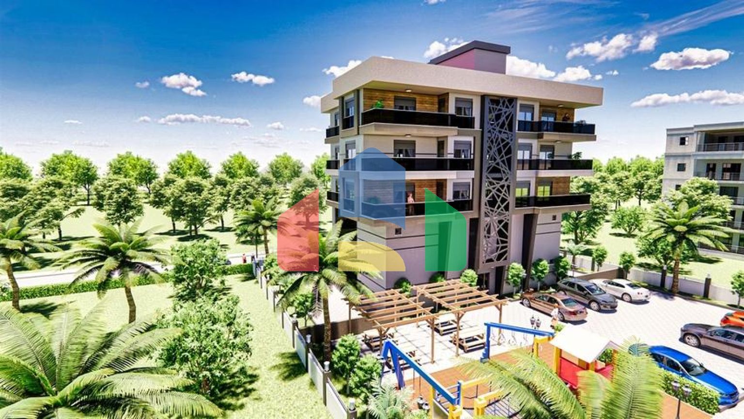 Квартиры планировки 3+1 в районе Кепез - Анталия