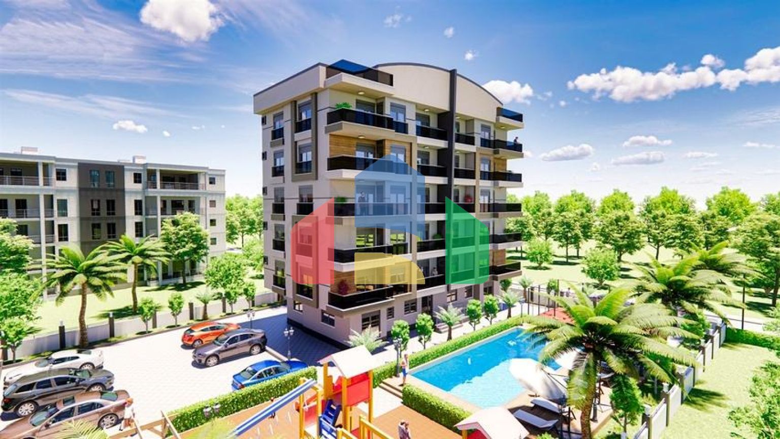 Квартиры планировки 3+1 в районе Кепез - Анталия