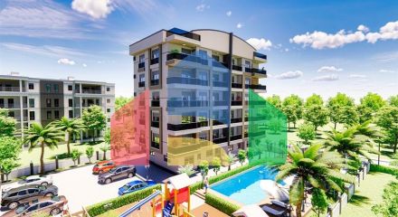 Квартиры планировки 3+1 в районе Кепез - Анталия Квартиры планировки 3+1 в районе Кепез - Анталия