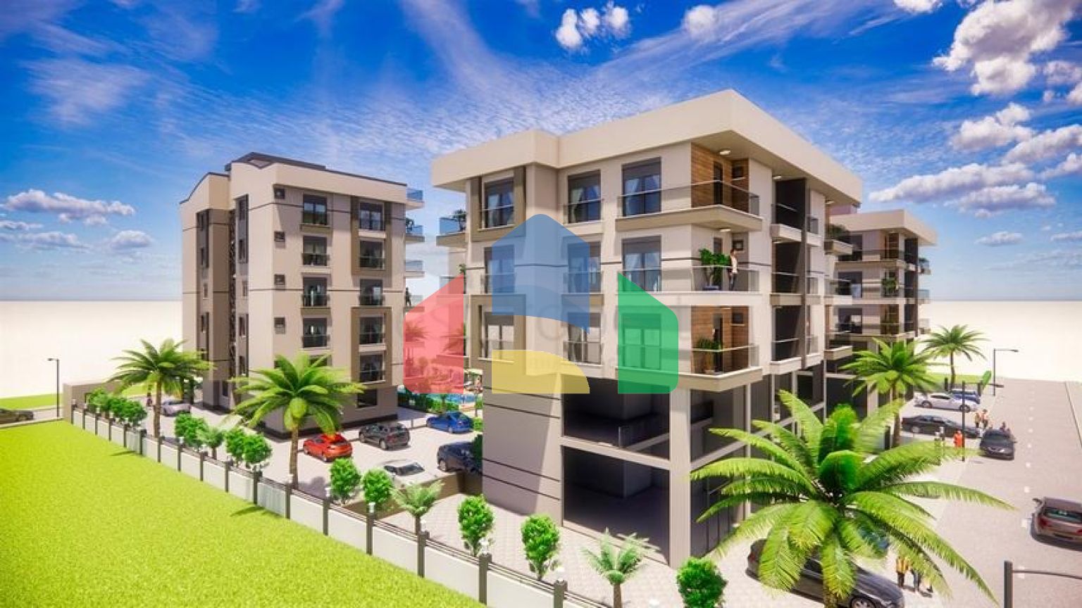 Квартиры планировки 3+1 в районе Кепез - Анталия