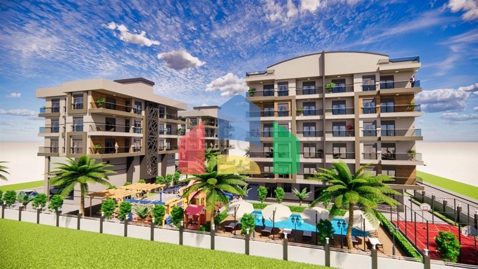 Квартиры планировки 3+1 в районе Кепез - Анталия