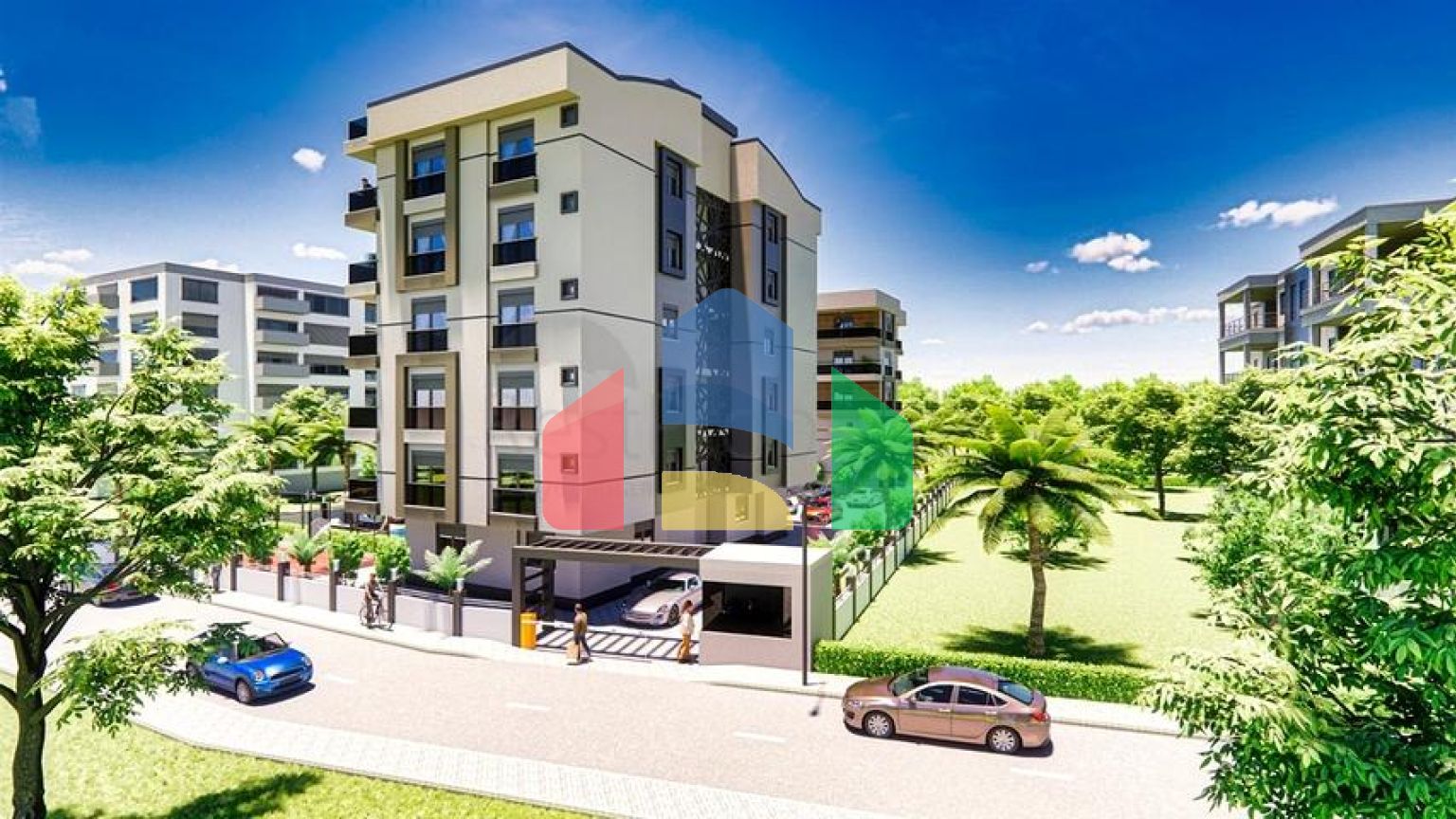 Квартиры планировки 3+1 в районе Кепез - Анталия