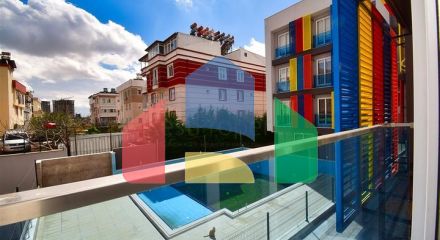 Квартира планировки 1+1 в районе Кепез - Анталия